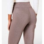 Spanx AirEssentials Slim Flare Pant Shimmer Smoke Silver Shine High-Rise Waist S Photo 3