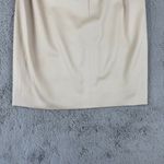 Escada Wool Pencil Skirt Career Wear Business Casual Beige Size 34 US 4 Designer Tan Photo 7