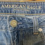 American Eagle  Cut Off Tom Girl Shortie Jean Shorts Womens Size 8 Blue Denim Photo 2