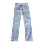 Gap 1969 Real Straight Baby Blue Corduroy Low Rise Jeans Pants Photo 4