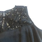 Tory Burch  Adriana Black Sleeveless Wool Silk Lace Dress Sheath Size XS Women's Photo 3