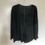 Free People Movement Long Sleeved Burnout Tee Shirt Side Split New Small Photo 2