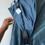 NEW Alexander by Daymor Evening Gown Blue Strapless Maxi Formal Dress‎ Size 6 Photo 3