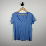 Z Supply Women’s Anywhere Scoop Tee in Blue River Size L Photo 1