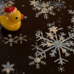 Boutique Happy Holidays Rubber Ducky Santa Hat Necklace Merry Christmas Jewelry Ducks NEW Photo 2