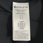 Athleta Brooklyn Jumpsuit 981021 Black Sleeveless V Neck Zip Up Pockets Size 12 Photo 5