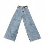 ZARA Light Blue Flare Jeans Photo 0