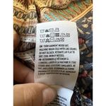 American Eagle  Flounce Floral Patch Short Sleeve Lace‎ Up Top Size Sz Small Boho Photo 7