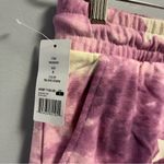 Wildfox Lounge Set Tie Dye Stars in Purple & White Sz S NWT Sweatshirt & Shorts Photo 8