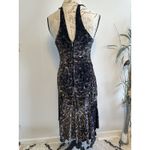 Rebecca Taylor ‎ Floral Velvet Slip Dress 100% Exclusive Black Small RV$450 Photo 3