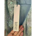 Badgley Mischka Collection Blue Sequin Iridescent Gown Dress Size 0 MSRP $660 Photo 10