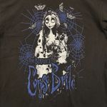 Tim Burtons Corpse Bride Emily Animated Goth Movie T-Shirt L Photo 1