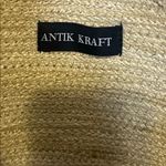 Antik Kraft  Hand-Painted Jute Woven Tote Bag Photo 5