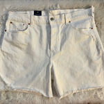 Gap White Denim Shorts Photo 0