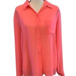 Kut From The Kloth KUT from the Cloth | bright pink button down top Photo 0