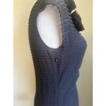 Flapper‎ Style Retro Black Mini Dress Rose Detail Silk Blend Medium Photo 5