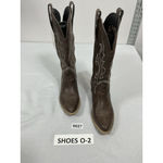 Womans Rollda Collection Pullon Midcalf Western Boots 6 Brown Embroidered Nwd Photo 3