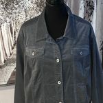 J.Jill Womens SmokeSage Cotton Blend Collared Button Down Jacket NWT - Size XL Photo 1