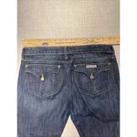 Hudson  Crop Flap Pocket Blue Jeans Sz 31 Med Wash Style W419DK5 Photo 3