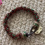 NEW Celtic Beaded Bracelet Irish Toggle Green Four Leaf Clover Symbol with Bag Photo 4