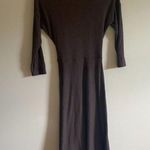 Modcloth Gray Ribbed Knit Faux Wrap Dress Photo 11