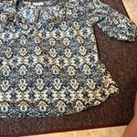 Ezra  blue colorful blouse M Photo 1