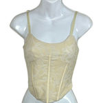 Tiger Mist Yellow Corset Top size S Photo 0