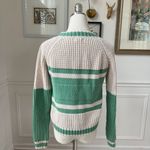 Fin and Vince Apres Ski Jade Green Chunky Cropped Sweater S Photo 1