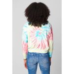 BLANK NYC NWT rainbow tie dye cropped sweater Photo 4