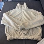 Urban Outfitters  Cream Quarter Zip Sweatshirt Photo 0