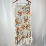 Torrid  Floral Wrap Maci Skirt in‎ Yellow Size 3X Photo 1
