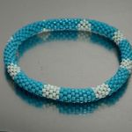 Sashka Blue / White Bracelet 8" Photo 0