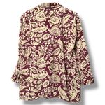 Cathy Daniels Vintage  Linen Blend Floral Print Blazer Jacket Medium‎ Artsy Retro Photo 1