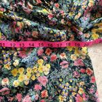 Love Shack Fancy  Nessa Floral Cotton-Silk Long-Sleeve Top Night Sky Glow Photo 11