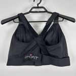 Shefit Ultimate Sports Bra 5Luxe Black Front Zipper 110002 High Impact Adjust Size undefined Photo 3