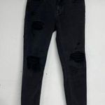 BDG  Urban Outfitters Black Distressed Slim Boyfriend Low Rise Womens Jeans 26 Photo 0