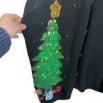 basic editions Eclectic Ugly Christmas Sweater Vest in Black Multi Size 2X Photo 2