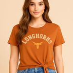 Women's Orange Longhorns T Photo 0