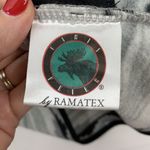 Cabin Fever Sz M Cozy Fleece 1/4 Snap Pullover Long Sleeve Striped Shirt Women’s Gray Size M Photo 4