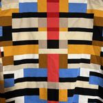 New York & Company Stretch Color Block Multicolored Pencil Skirt 18 Blue Photo 5