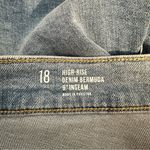 a.n.a High Rise Denim Bermuda Shorts size 18 9” Inseam Medium Blue Wash NWT Photo 9