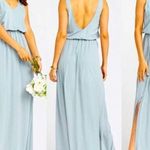 Show Me Your Mumu split Maxi dress SMALL sage Bridesmaid sleeveless Photo 4