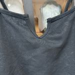 Free People FP Movement On Top Of The World tank sports bra top brami embossed Black Photo 6