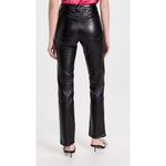 Good American Faux Leather Good Icon Jeans in Black001 Size US 27 Photo 2