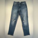 Vervet Blue Jeans Womens 28 Skinny Leg Distressed Mid Rise Stretch Casual Denim Photo 1