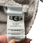 UGG  Women's Gray Fuzzy Fleece Pullover Hoodie Sweatshirt Cozy Loungewear Small Photo 6