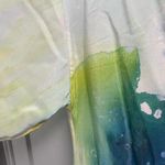 Maeve  Watercolor Silk Dress Claire Desjardins Size XS Short Sleeve Mini Photo 2