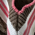 Vintage Casual Corner Preppy Cable Knit Tennis Sweater Olive Pink Women’s M Green Size M Photo 9