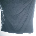 Kaisely  8 Silk Tile Sequined Halter Top Black Evening Formal Photo 5