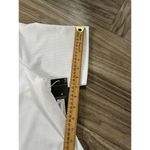 Worthington Women Top 1X White Crop Cutout Twist Fitted Short Sleeve Photo 8